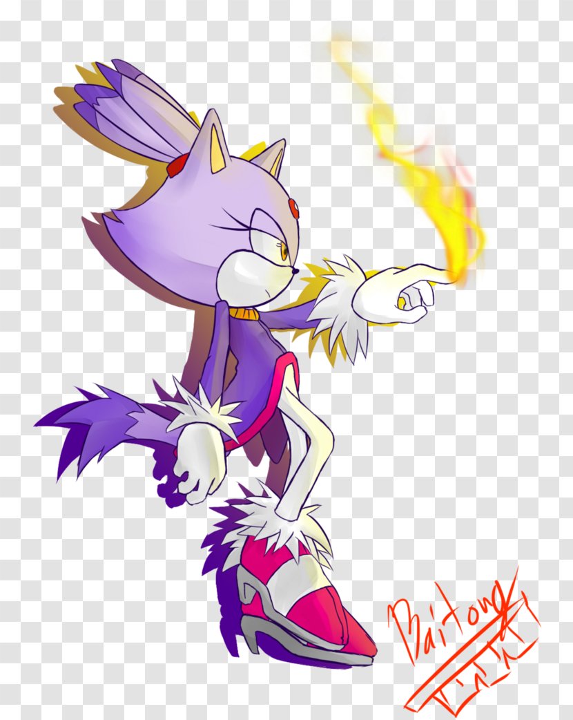Blaze The Cat Mario & Sonic At Olympic Games Universe Sol Emeralds - Tree Transparent PNG