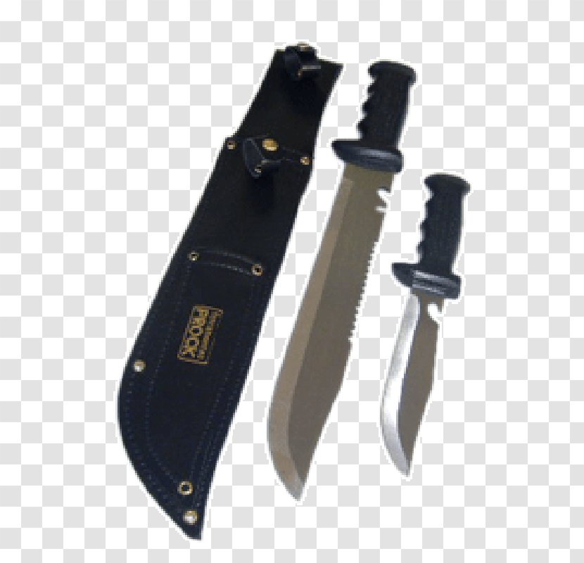 Bowie Knife Hunting & Survival Knives Throwing Machete - Cold Weapon Transparent PNG
