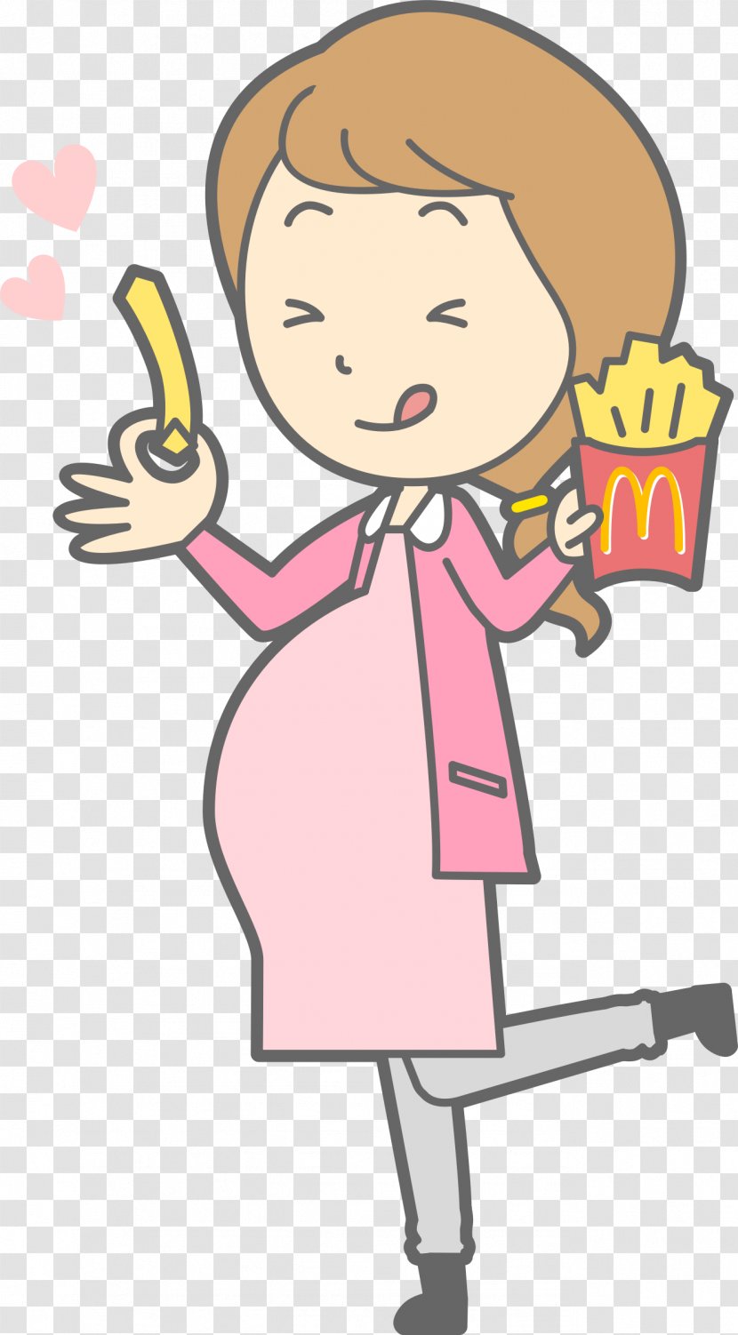 Clip Art French Fries Vector Graphics Hash Browns Fast Food - Frame - Mother To Be Transparent PNG