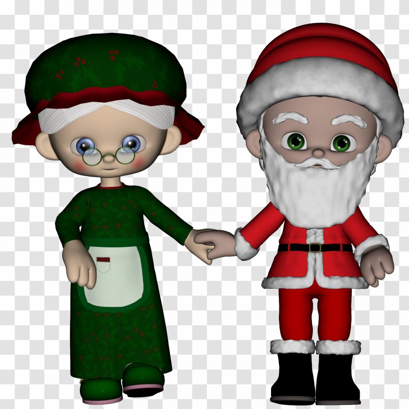 Mrs. Claus Santa Cartoon Clip Art - Figurine - Pics Transparent PNG