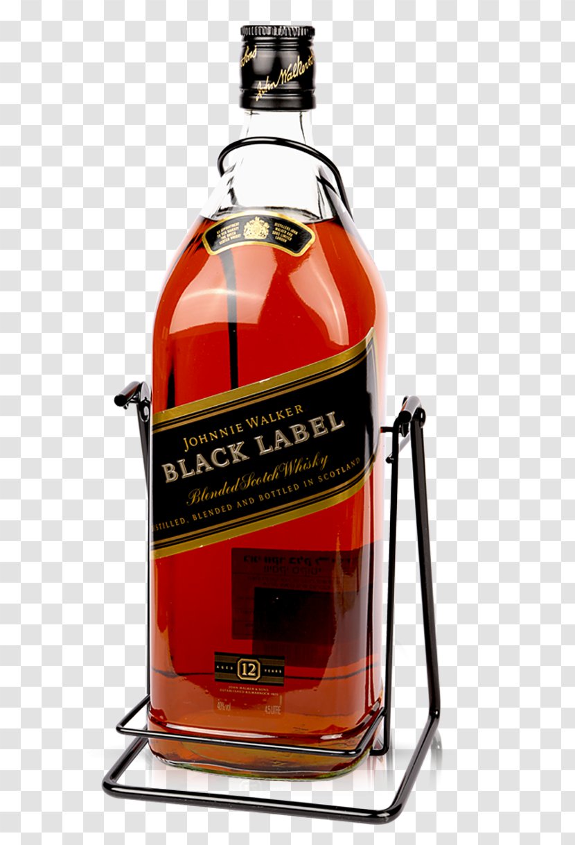 Blended Whiskey Bottle Liqueur Johnnie Walker - Grey Goose Transparent PNG