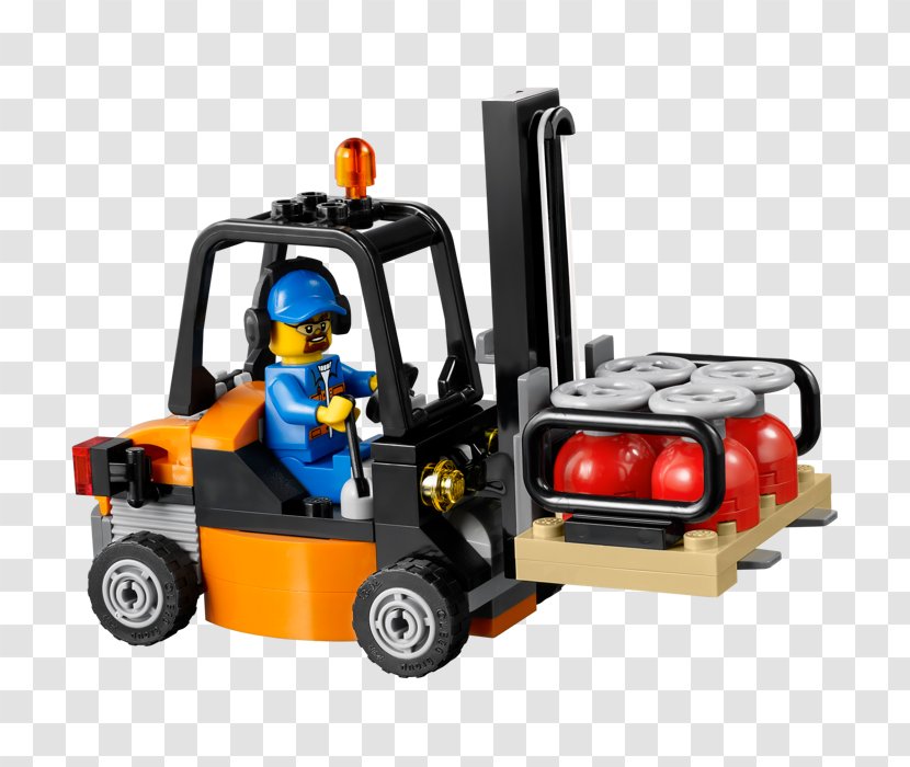Lego City LEGO 60020 Cargo Truck Forklift Toy Transparent PNG