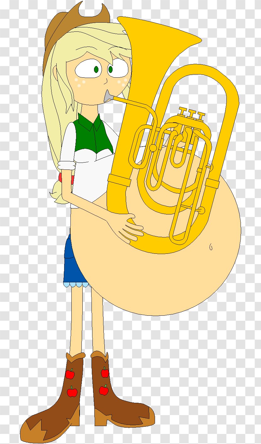 Mellophone Tuba DeviantArt Fan Art - Brass Instrument - Trombone Transparent PNG