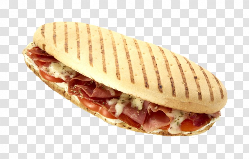 Hamburger Panini Pizza Ham And Cheese Sandwich - Tomato - Image Transparent PNG