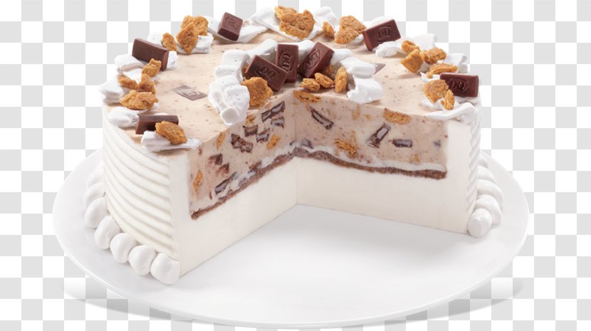 Ice Cream Cake Torte S'more Dairy Queen - Soft Serve Transparent PNG
