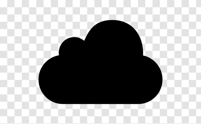 Cloud Computing Clip Art - Black Transparent PNG