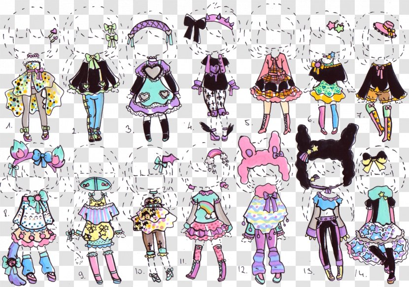 Drawing Pastel Clothing DeviantArt Goth Subculture - Frame - Flower Transparent PNG