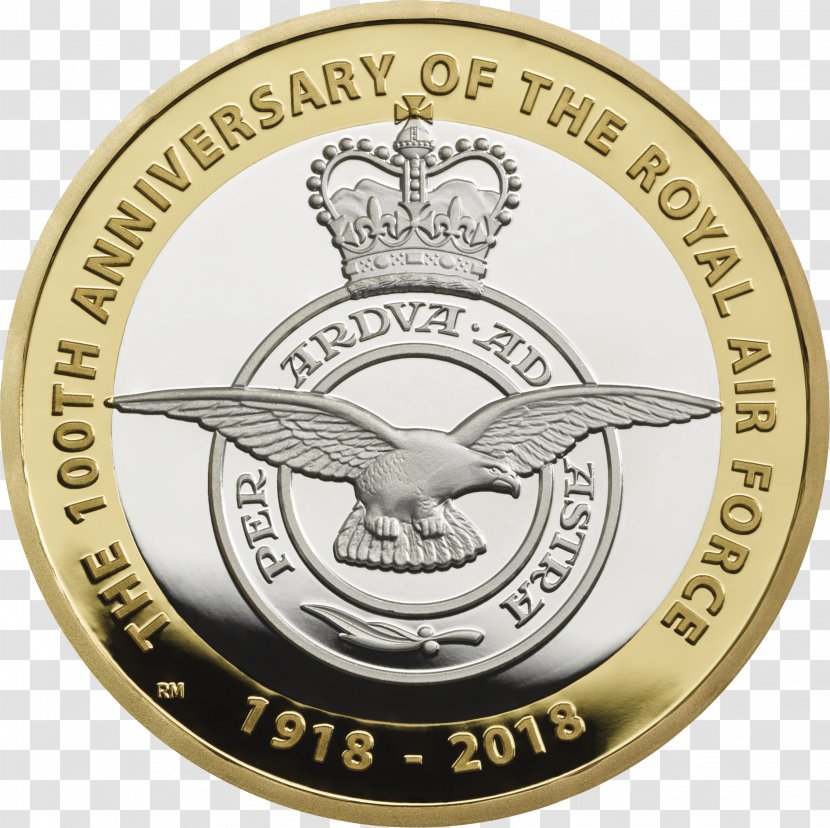 Royal Mint Supermarine Spitfire Air Force Coin Two Pounds - Uncirculated Transparent PNG