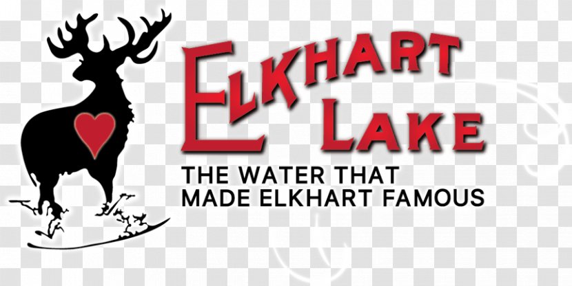 Reindeer Logo Elkhart Lake Brand Font - Mammal - Indian Canoe Building Transparent PNG