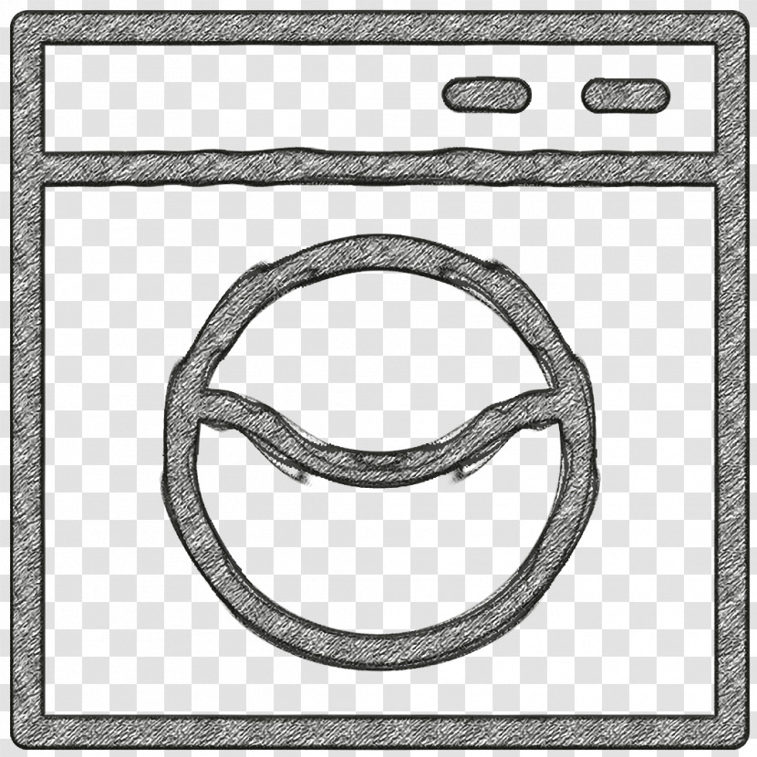 Washing Machine Icon Technology Icon Linear Laundry Symbols Icon Transparent PNG