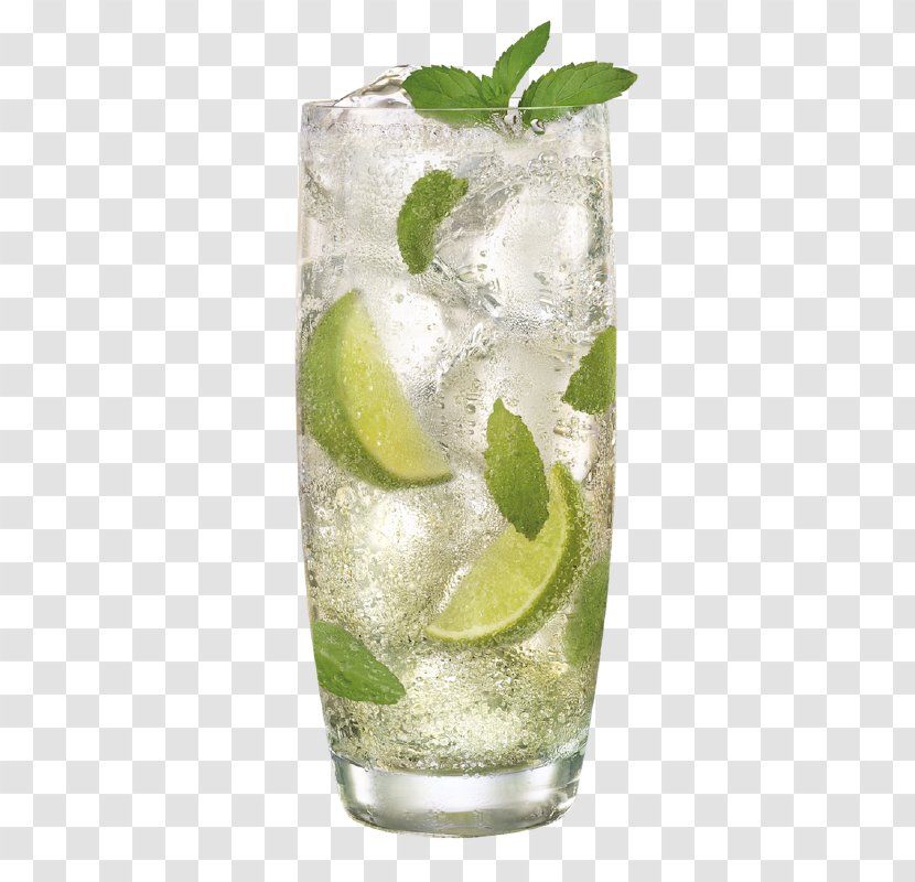 Rickey Mojito Malibu Cocktail Rum - Lime Juice Transparent PNG
