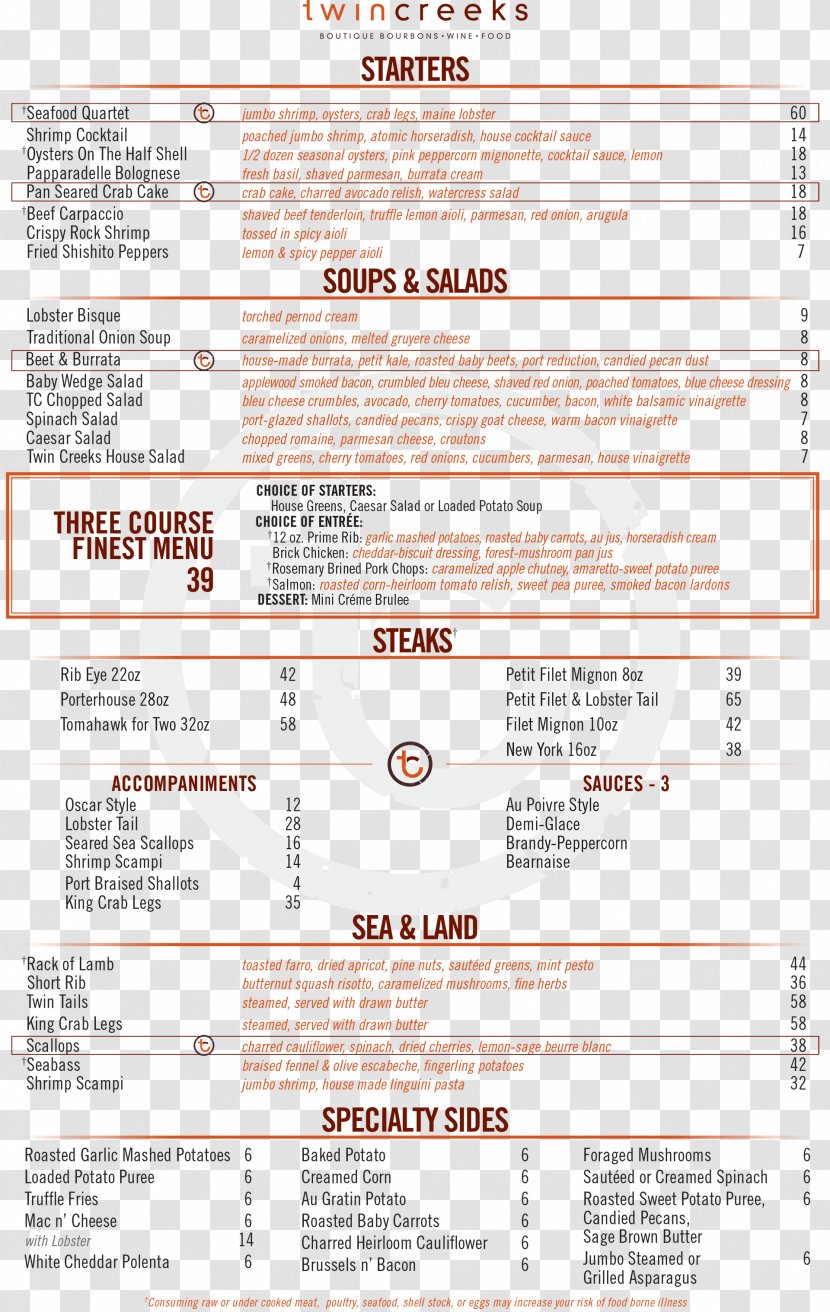 Chophouse Restaurant Twin Creeks Steakhouse SILVERTON Menu - Flower Transparent PNG