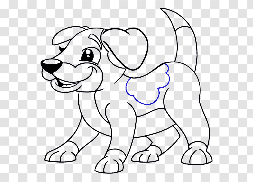 Drawing Cartoon Havanese Dog Sketch - Silhouette - Line Of A Transparent PNG
