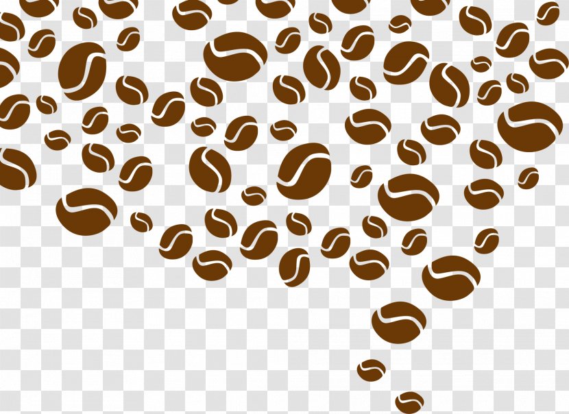 Coffee Bean Drink - White - Brown Beans Transparent PNG