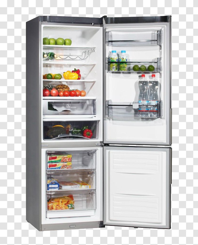 Refrigerator Home Appliance Refrigeration Stock Photography Congelador - Washing Machine - Large Capacity Energy Saving Mute Transparent PNG