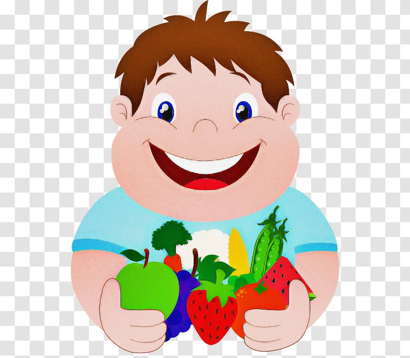 Cartoon Facial Expression Nose Smile Happy - Plant Transparent PNG