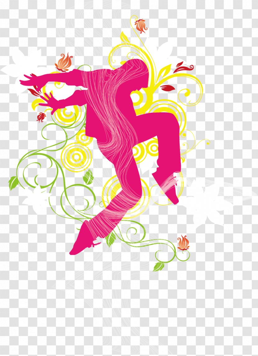 Dancer Silhouette - Heart - Bright Creative Dancers Transparent PNG