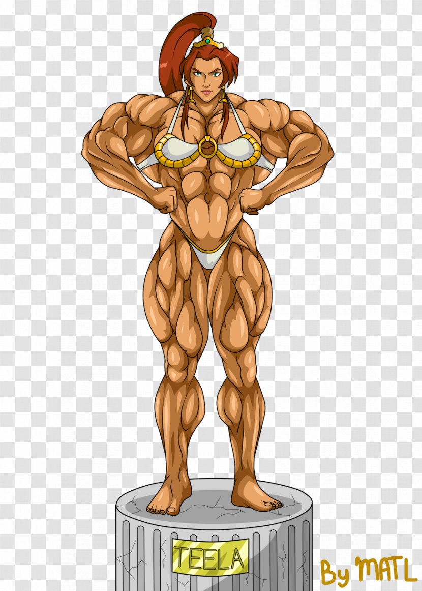 Teela He-Man Muscle Female Masters Of The Universe - Flower - Body Builders Transparent PNG