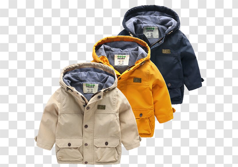 Hoodie Jacket Coat Windbreaker Childrens Clothing - Korean Male Baby Transparent PNG