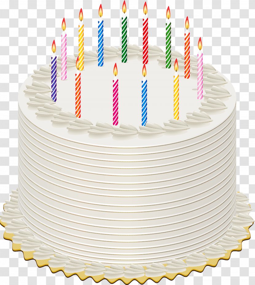 Birthday Candle - Icing - Cake Transparent PNG