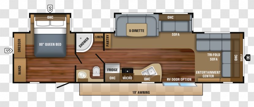 Jayco, Inc. Campervans Caravan General R.V. Center, Trailer - Floor Plan - Silverback Open Championships Transparent PNG