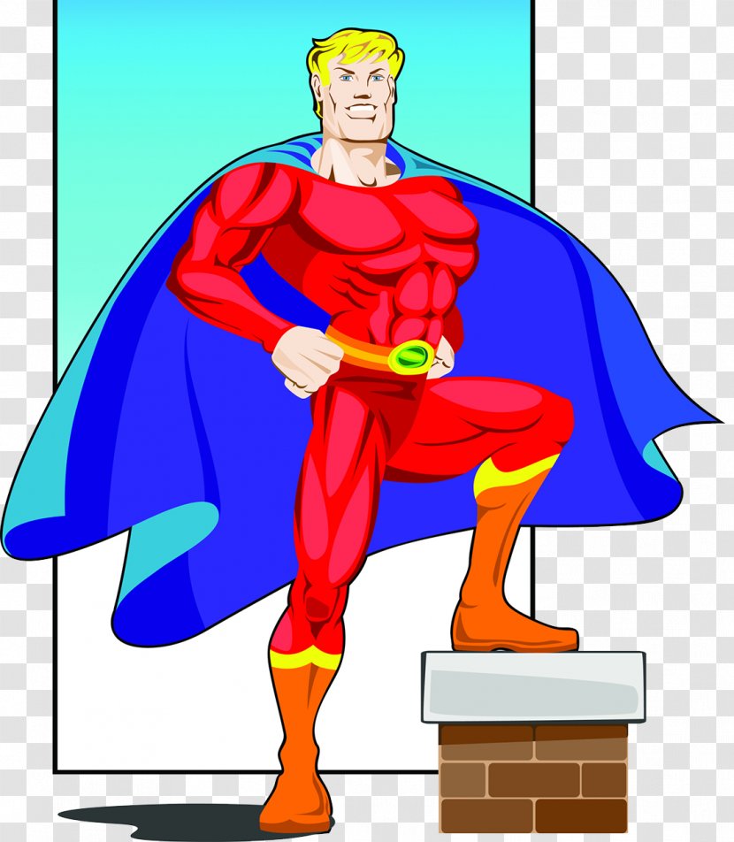Superman Superhero Cartoon Illustration - Fiction - American Transparent PNG