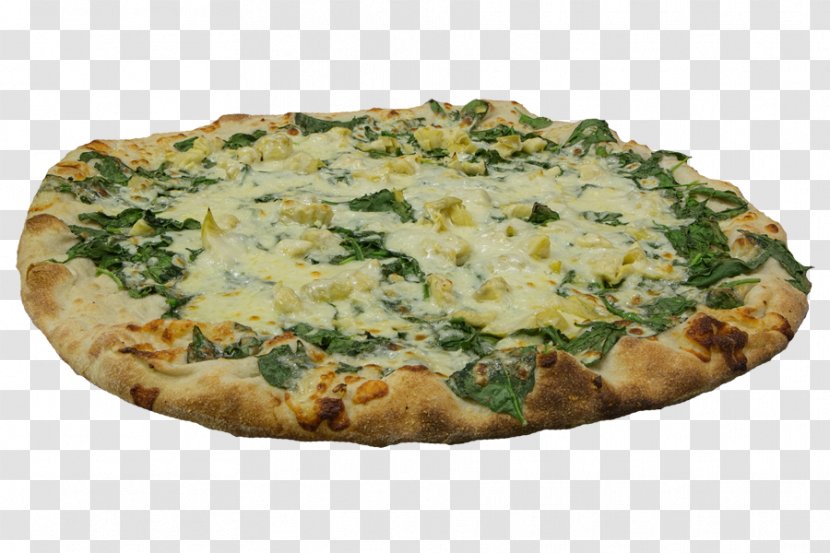 Pizza Manakish Italian Cuisine Vegetarian Sicilian - Spinach Transparent PNG