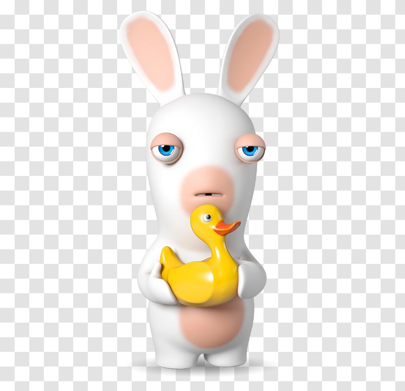 Rabbit Mario + Rabbids Kingdom Battle Bathroom Shower Bathtub - Rubber Duck - Lapin Cretin Transparent PNG