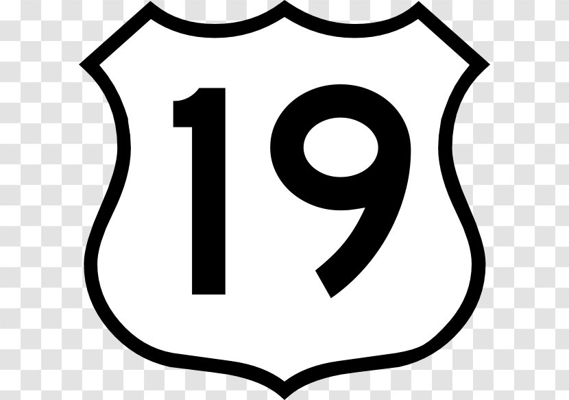 U.S. Route 66 Logo Clip Art - Text - Podium Transparent PNG