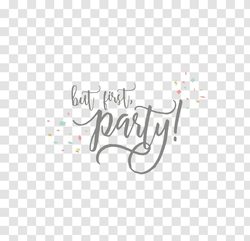 Logo Party Calligraphy Design Illustration - Love Transparent PNG