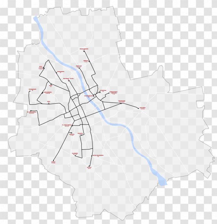 Trolley Trams In Warsaw Rapid Transit Bus Transparent PNG
