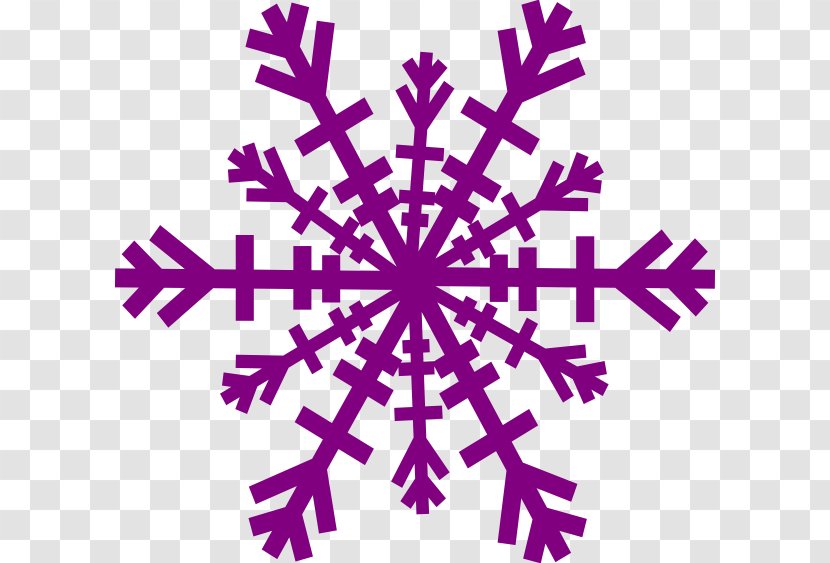Snowflake Purple Color Clip Art - Free Content - Cliparts Transparent PNG