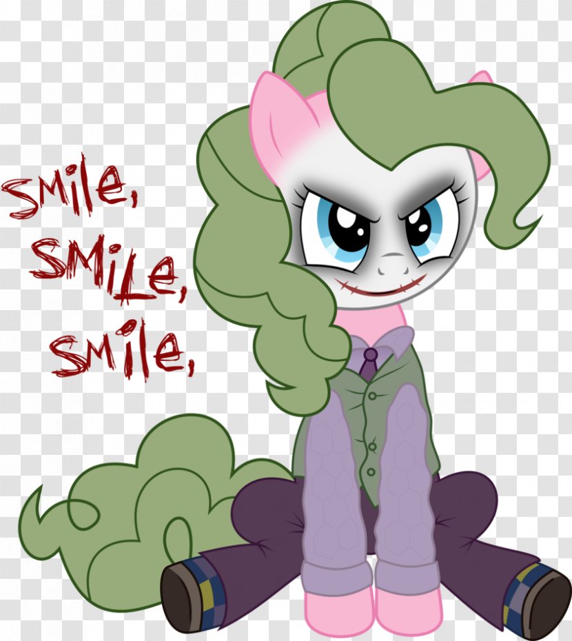 Pony DeviantArt Drawing - Silhouette - Joker Smile Transparent PNG