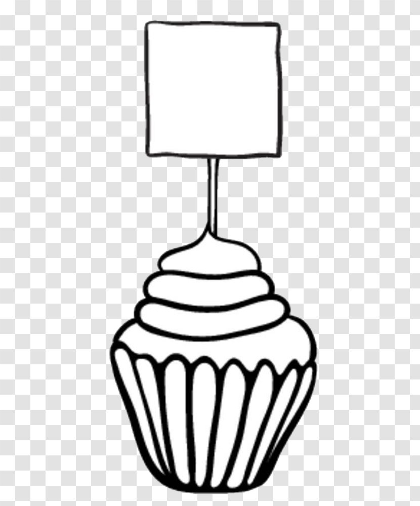 Cupcake Drawing Clip Art - Rectangle - Ice Cream Vector Transparent PNG