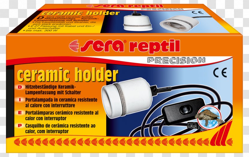 Reptile Terrarium Sera Aquarium Fishkeeping - Heater - Ceramic Heat Lamp Transparent PNG