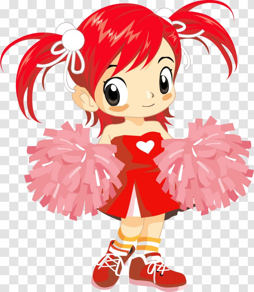 Cheerleading Giphy Animation Clip Art - Cartoon - Cheerleaders Transparent PNG