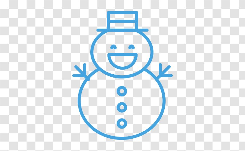 Smiley Snowman Clip Art - Area Transparent PNG