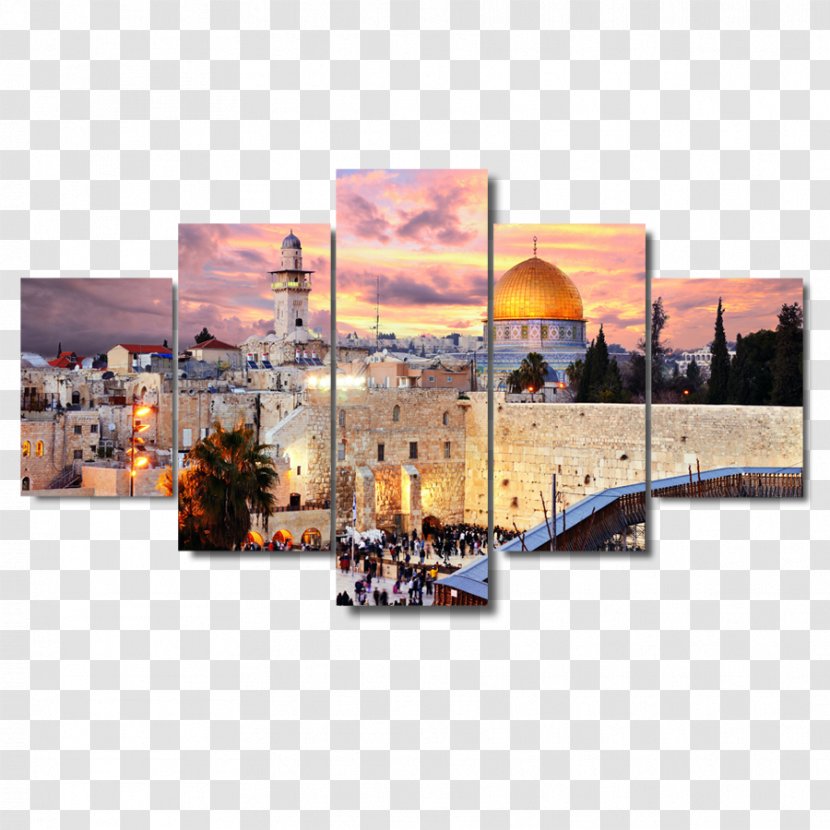 Jerusalem Canvas Print Art Painting Transparent PNG