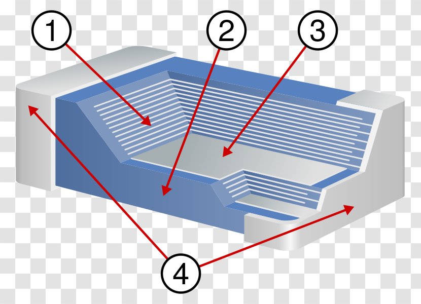 Ceramic Capacitor Wiring Diagram Electronic Filter - Rectangle - Details Transparent PNG