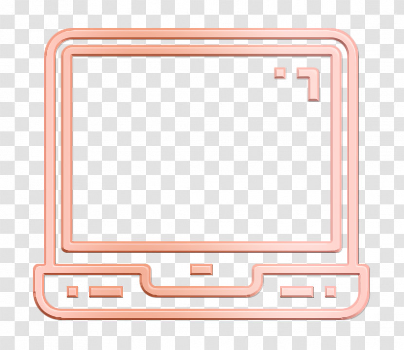 Office Stationery Icon Laptop Icon Transparent PNG