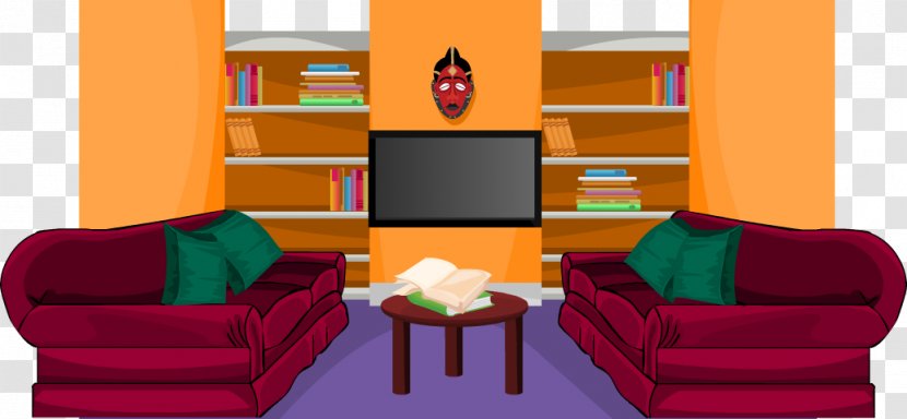 Living Room Interior Design Services Couch - Escape Transparent PNG
