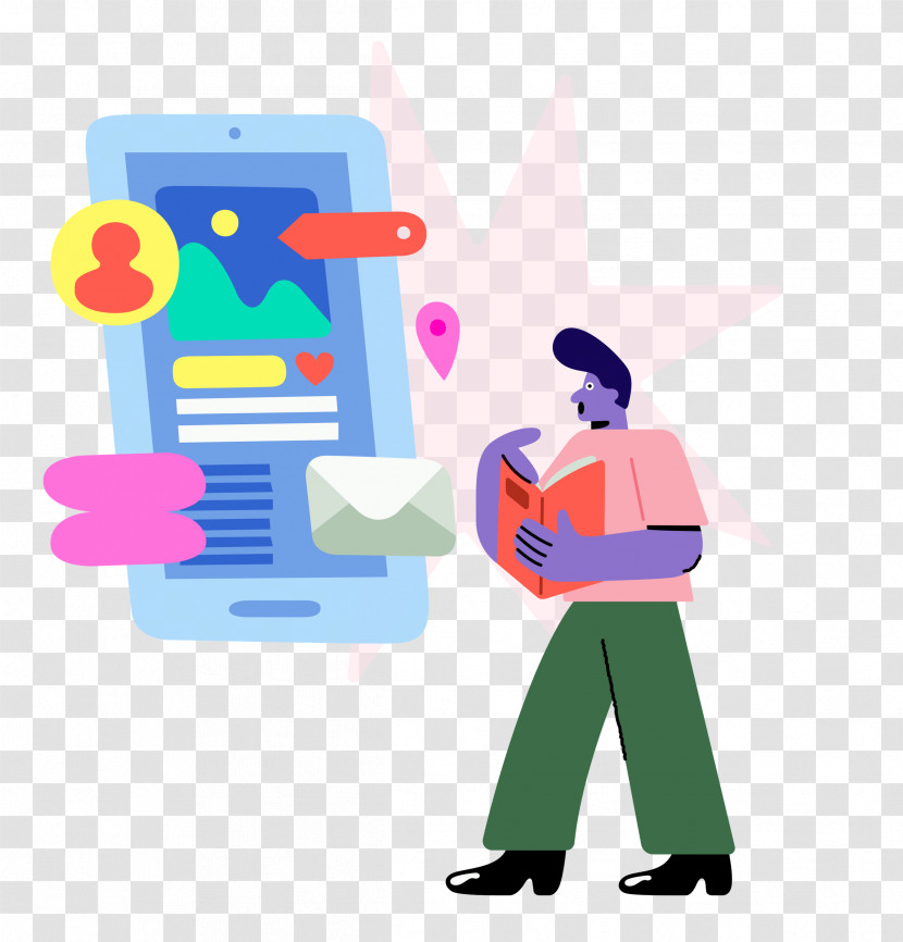 Browsing Mobile Phone Transparent PNG