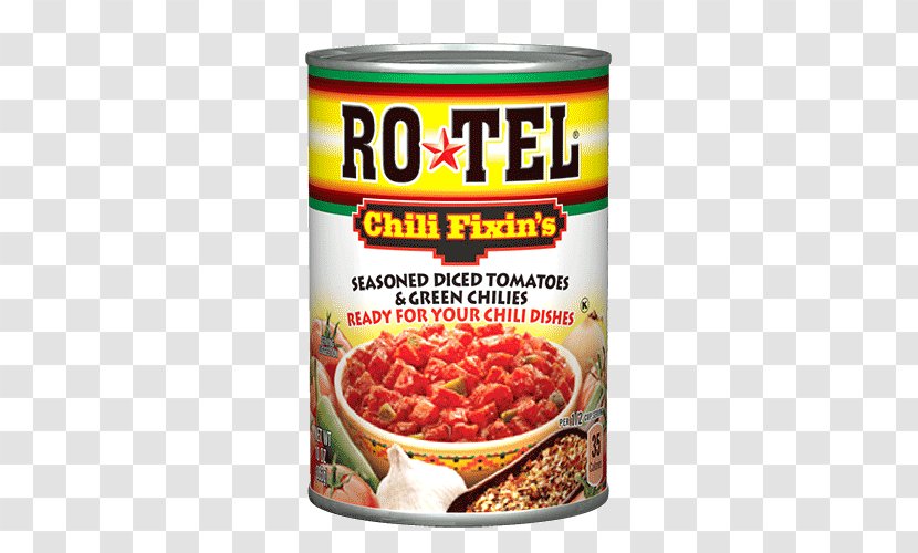 Ro-Tel Chili Pepper Tomato Spice Dicing - Can Transparent PNG