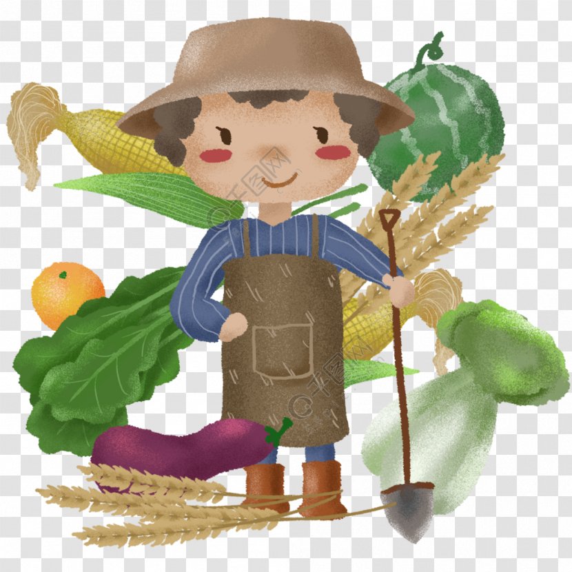 Vegetable Cartoon - Gardener - Saint Patricks Day Plant Transparent PNG