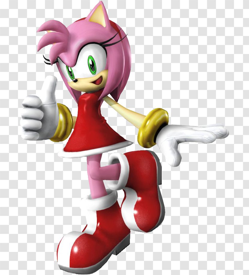 Sonic Riders: Zero Gravity Amy Rose Rouge The Bat Free Riders - Cartoon - Toy Transparent PNG
