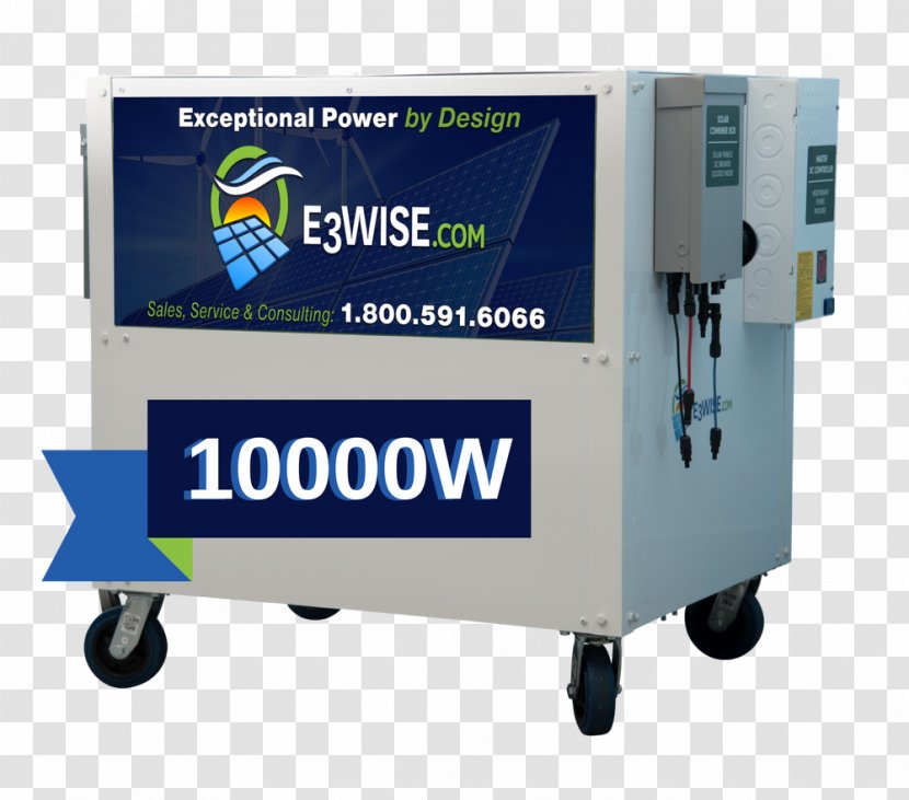 Electric Generator Solar Power Engine-generator Inverter Panels - Wind Turbine - Watt Transparent PNG