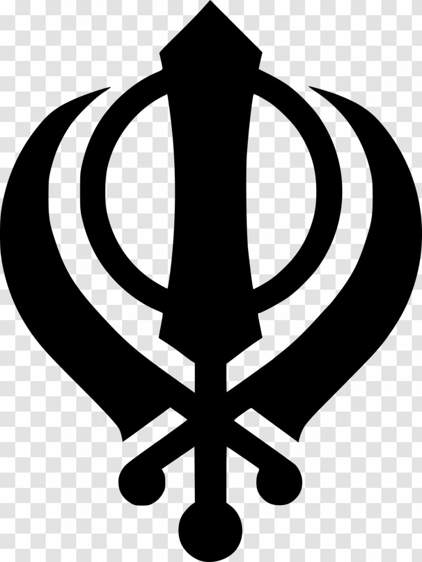 Khanda Sikhism Ik Onkar Religious Symbol - Hinduism Transparent PNG