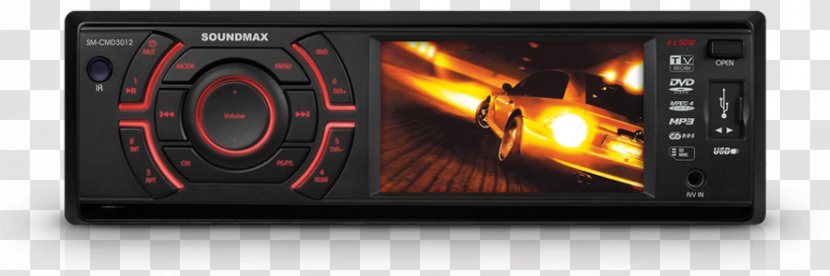 Vehicle Audio Car Tuner DVD Computer Monitors Transparent PNG