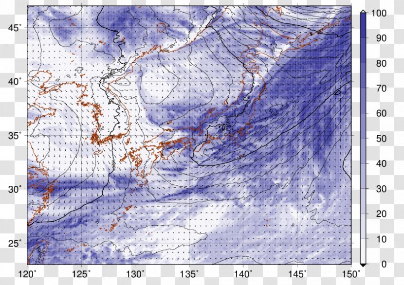 Weather Map 気圧配置 GRIB Forecasting - Cyclone Transparent PNG