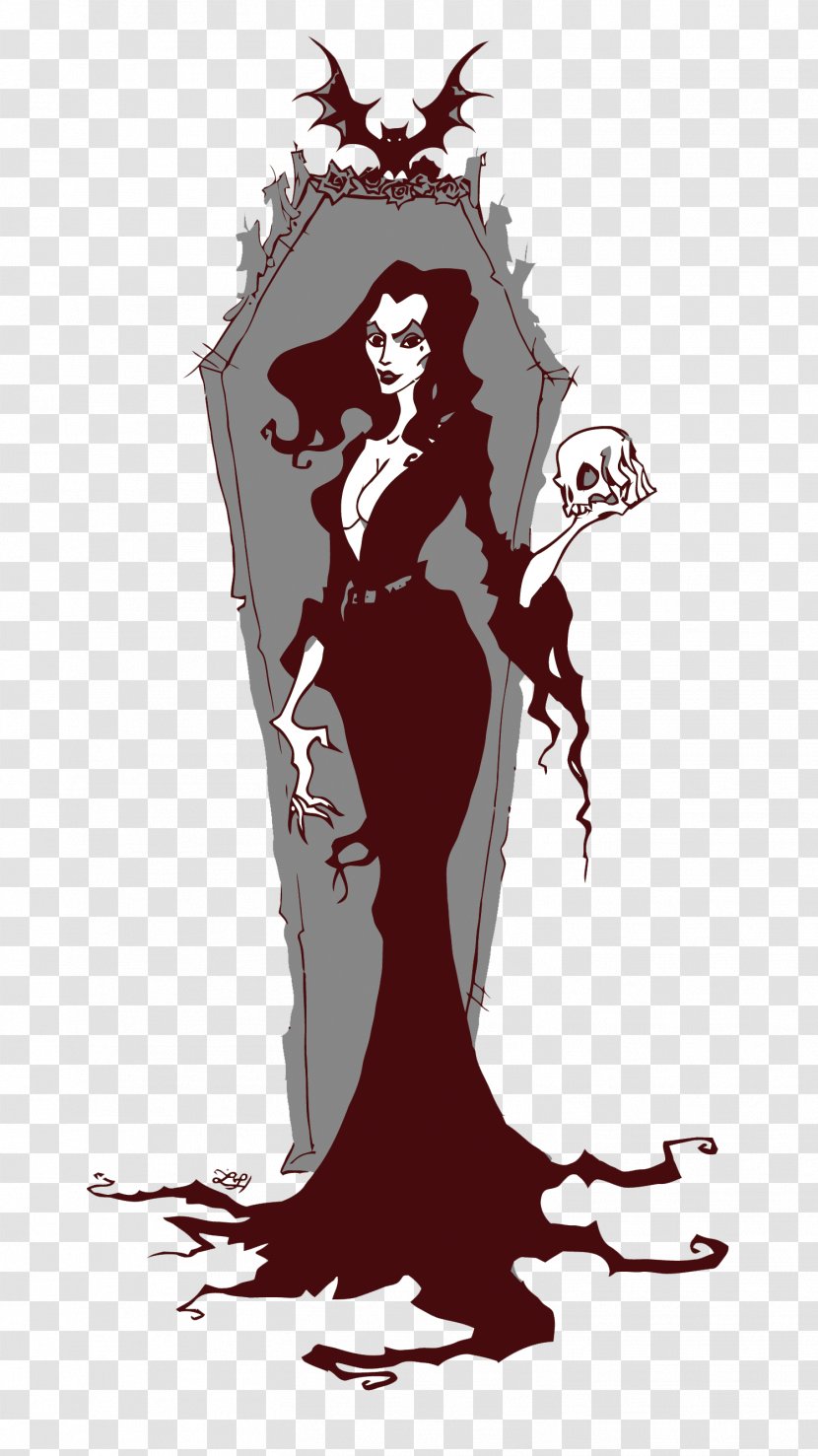 Morticia Addams Wednesday DeviantArt - Red - Vector Witch Transparent PNG
